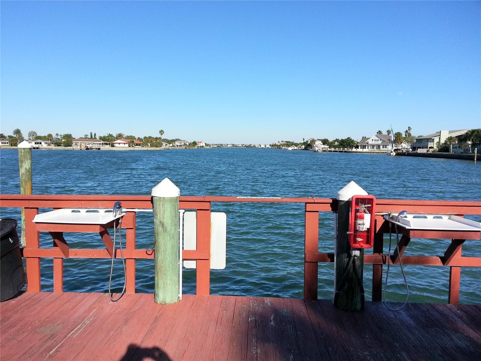 Dock on Boca Ciega Bay. - 6061 2ND ST E #55, ST PETE BEACH