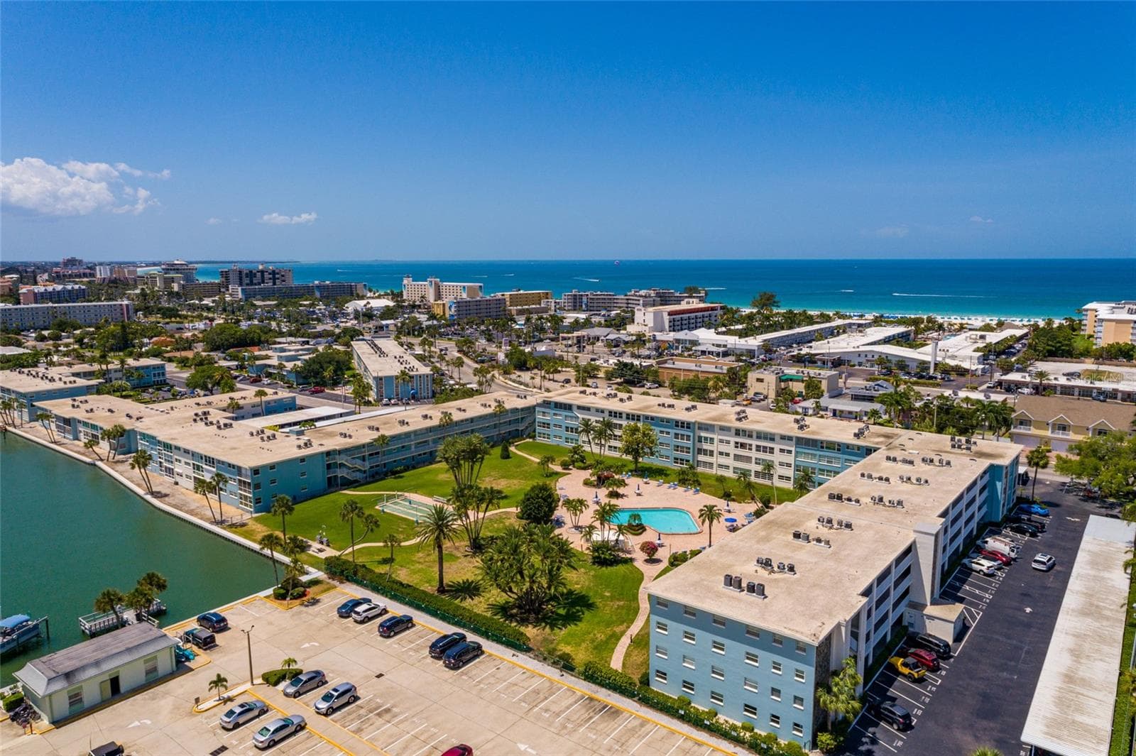 North pool is heated, large courtyard & grilling area. - 6061 2ND ST E #55, ST PETE BEACH