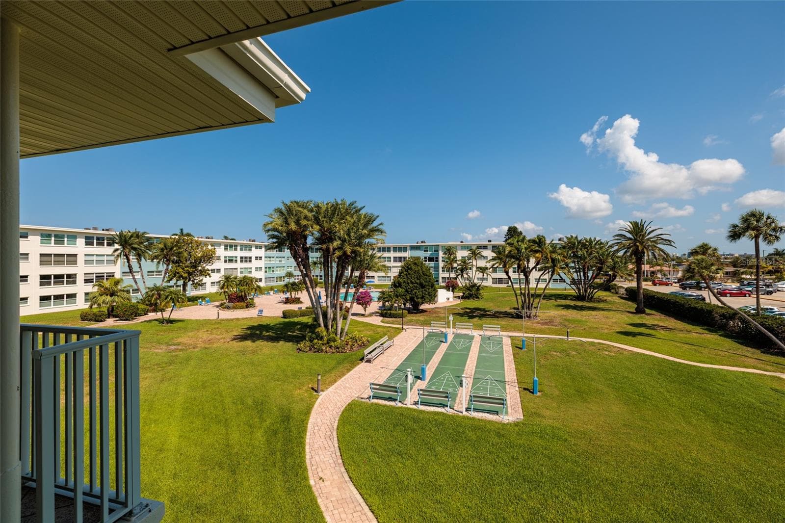 Shuffleboard courts & courtyard at the North pool. - 6061 2ND ST E #55, ST PETE BEACH