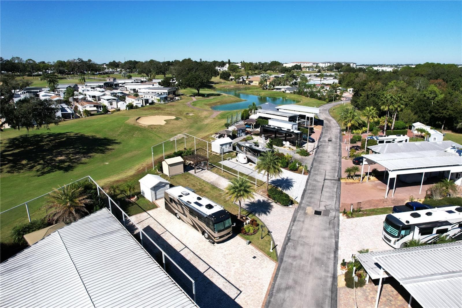 Nice view of the golf course - 2738 ST GEORGE DR, DAVENPORT
