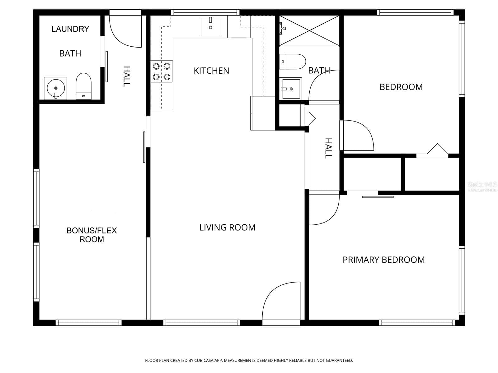 Virtually Staged Floor Plan - 675 182ND AVE E, REDINGTON SHORES