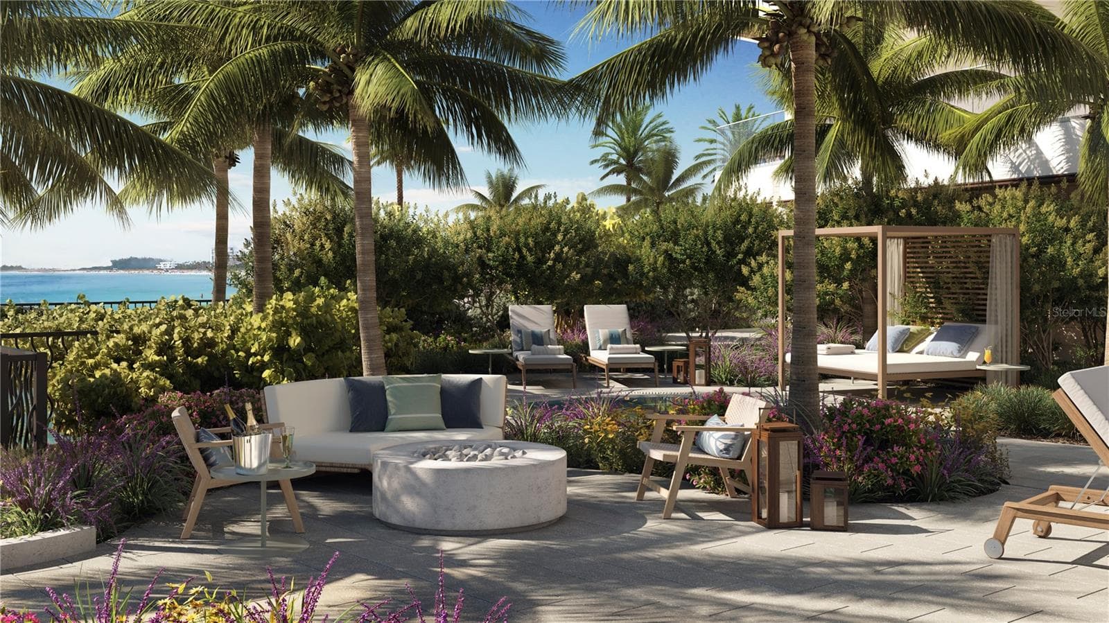 Firepit Area - 1000 BENJAMIN FRANKLIN DR #904, SARASOTA