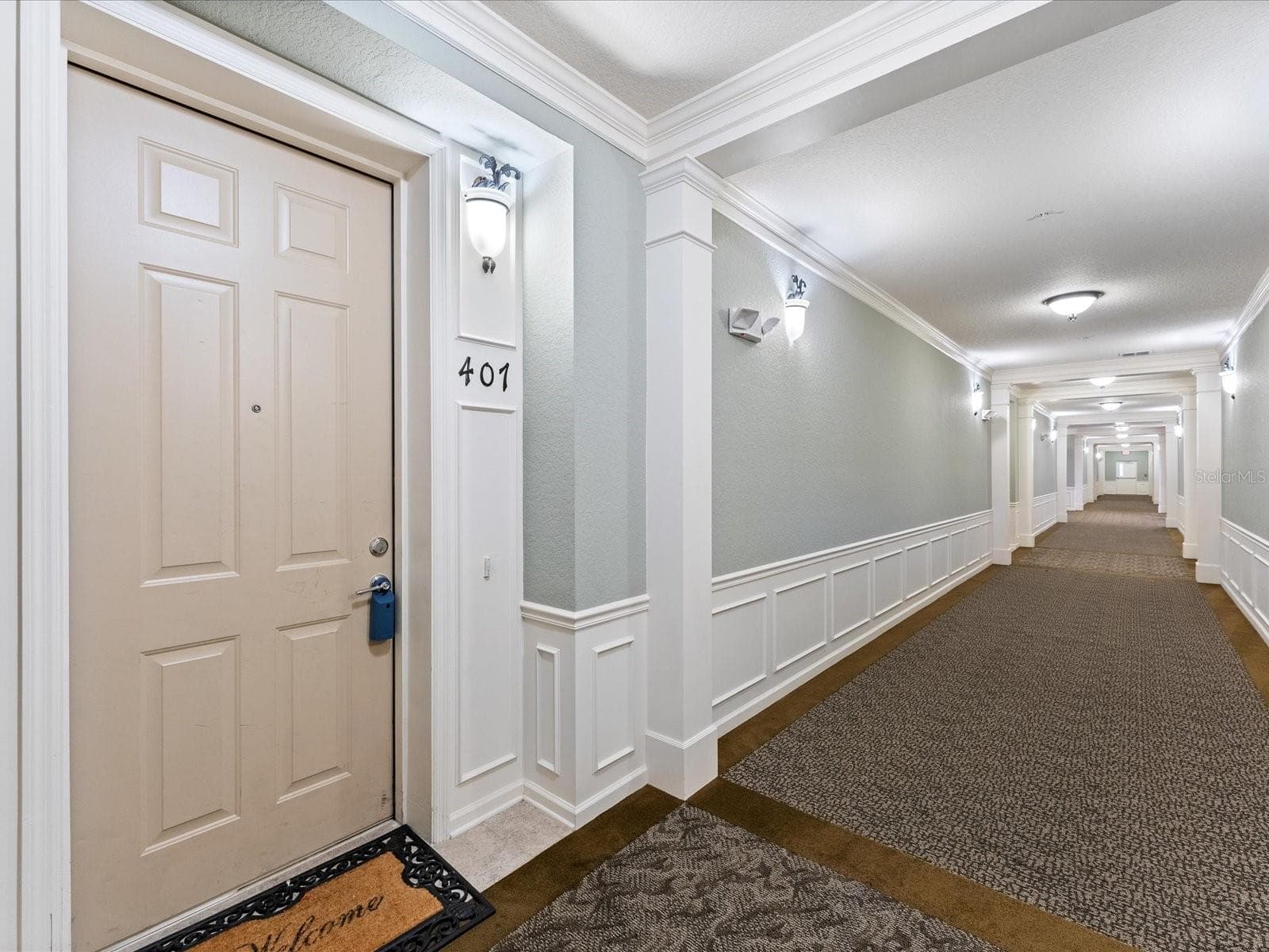 door to condo unit - 3356 ROBERT TRENT JONES DR #407, ORLANDO