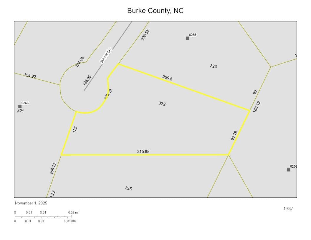 Lot 322 GIS Map - Lot 322 Sunny Drive, Newland