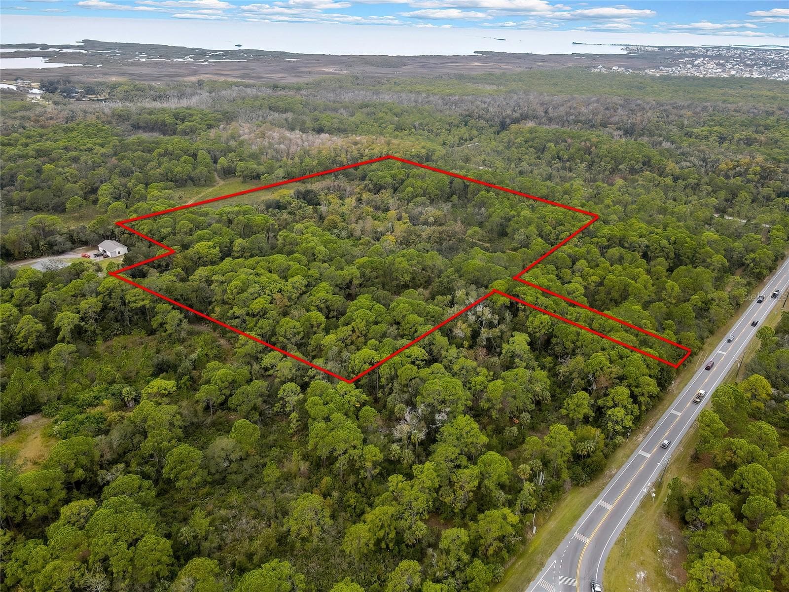 Aerial View with Boundaries - SHOAL LINE BLVD, SPRING HILL