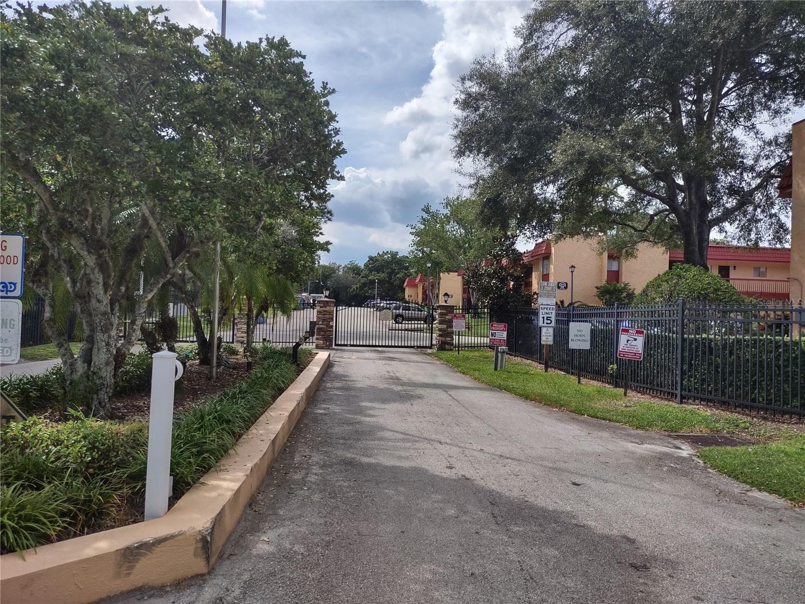 Entrance to Oak Shadows - gated access - ORLANDO