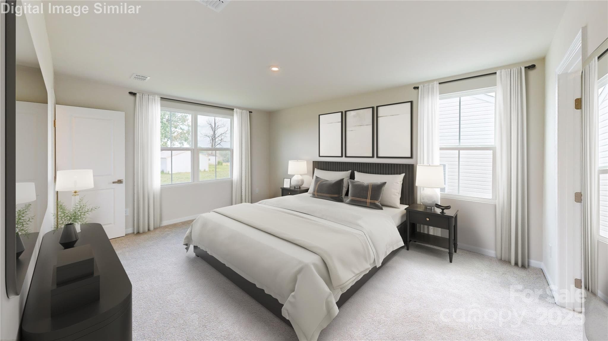 Welcome to your private oasis! Sun-drenched windows, generous space, and a dreamy walk-in closet — this bedroom is all about comfort and calm with a touch of luxury! - 5232 McCallum Meadows Drive, Charlotte