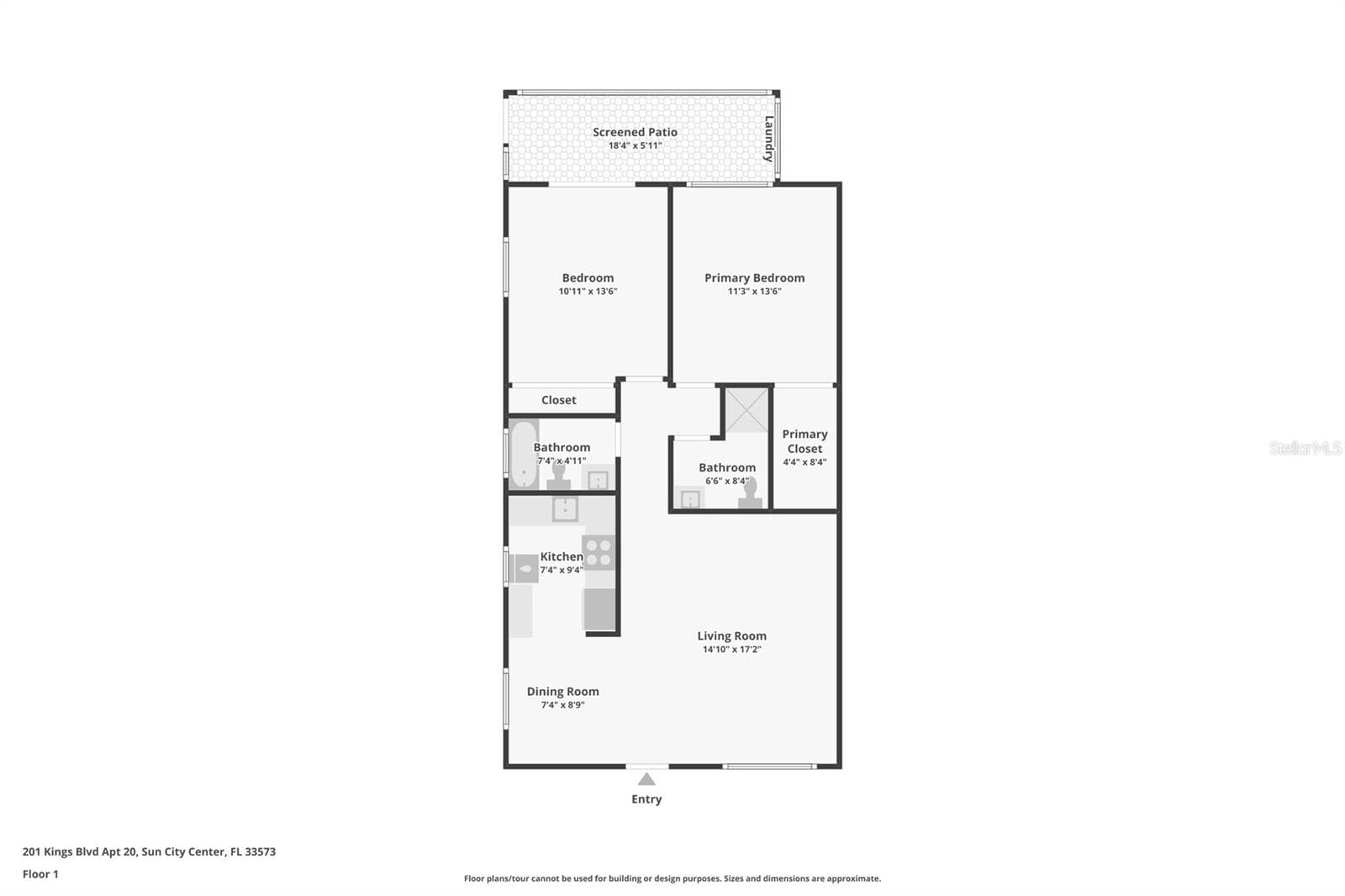 Condominium at 201 KINGS BLVD #13, SUN CITY CENTER, photo 20 of 56