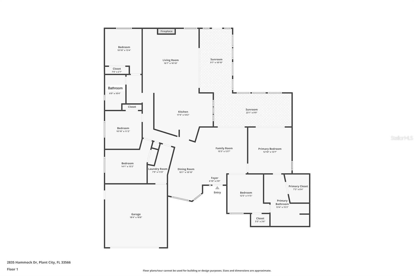House Diagram - 2835 HAMMOCK DR, PLANT CITY