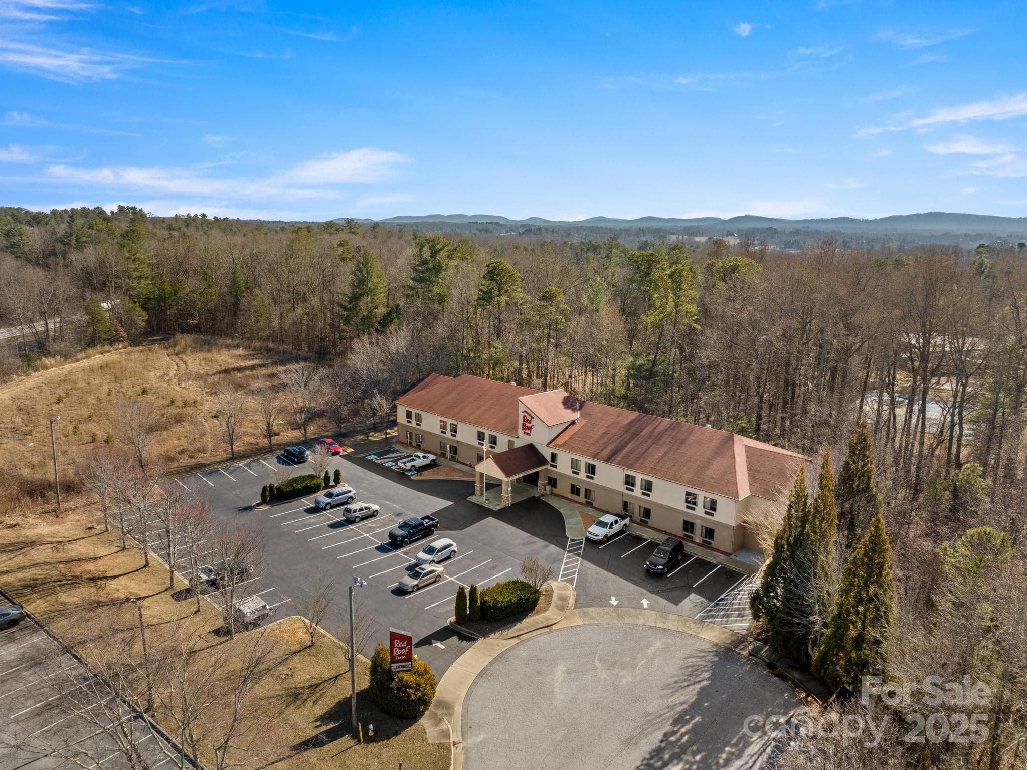 54 Total existing parking spaces (Includes 3 Handicapped) - Hendersonville