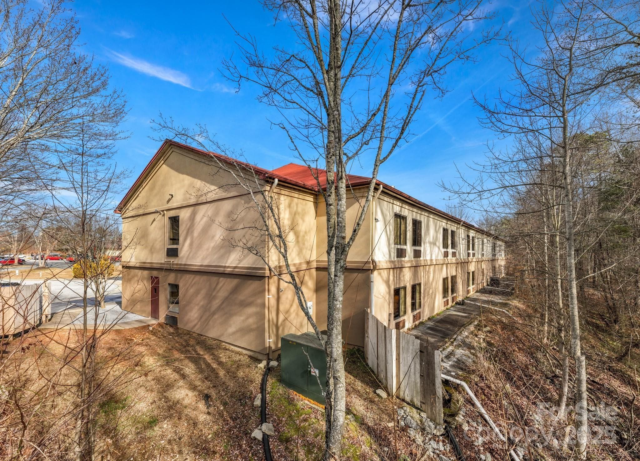 Back of The Red Roof Inn - Hendersonville