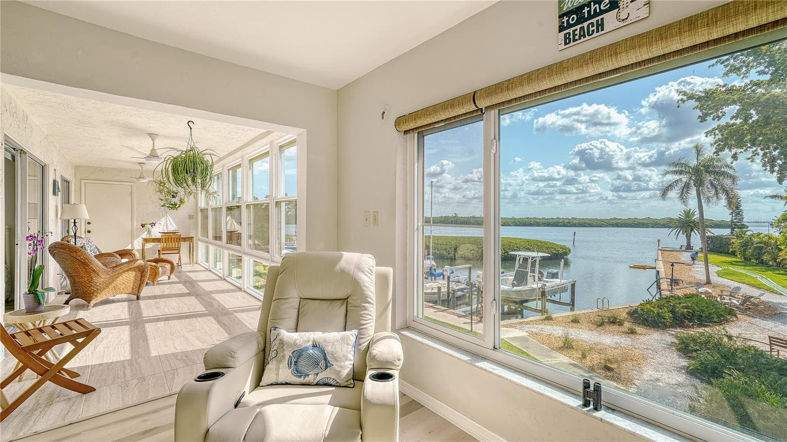 Great Room to Florida Room View - 4500 GULF OF MEXICO DR #206, LONGBOAT KEY