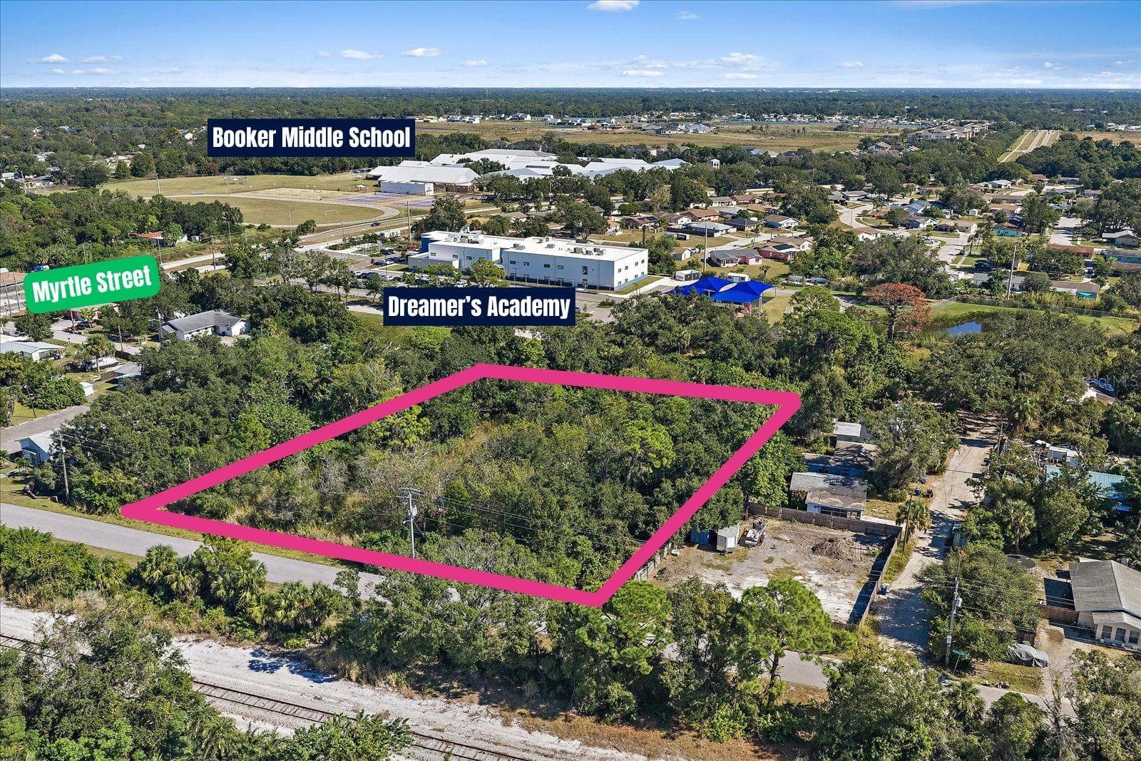 Land at LEONARD REID AVE, SARASOTA, photo 3 of 7