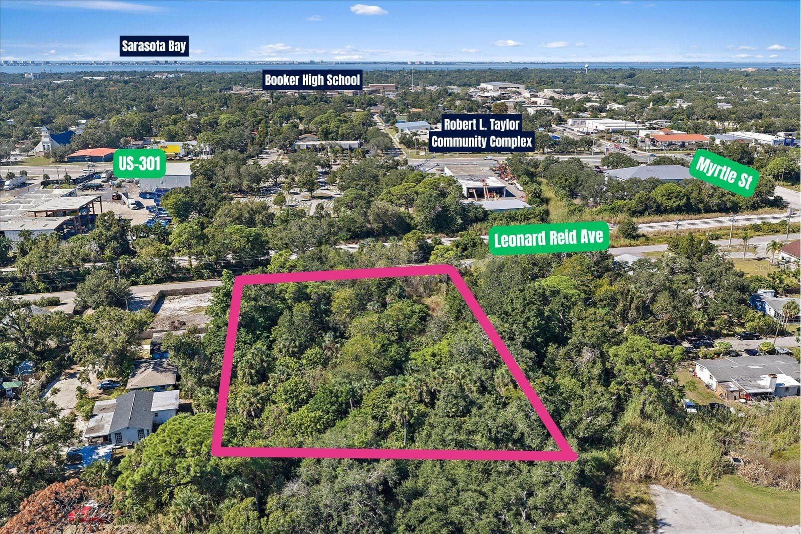 Land at LEONARD REID AVE, SARASOTA, photo 6 of 7