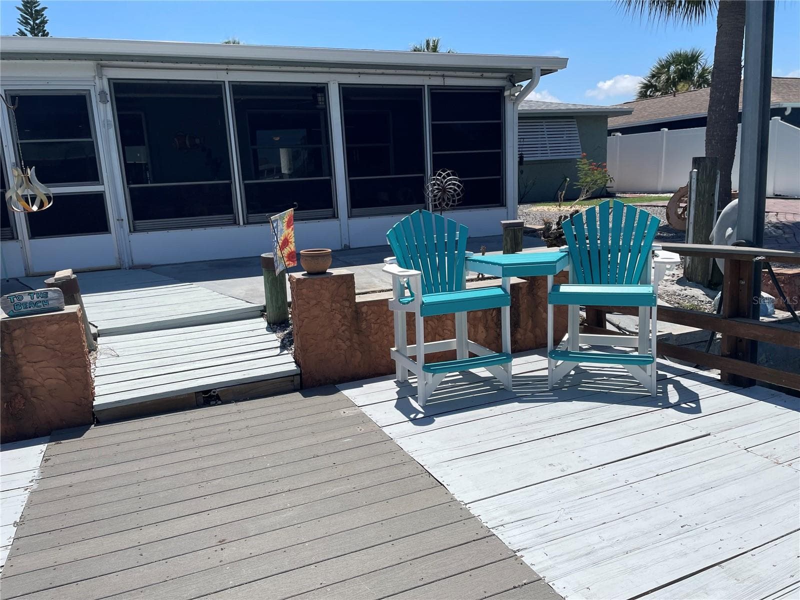 Large Dock with entertaing area - 13615 STACEY DR, HUDSON