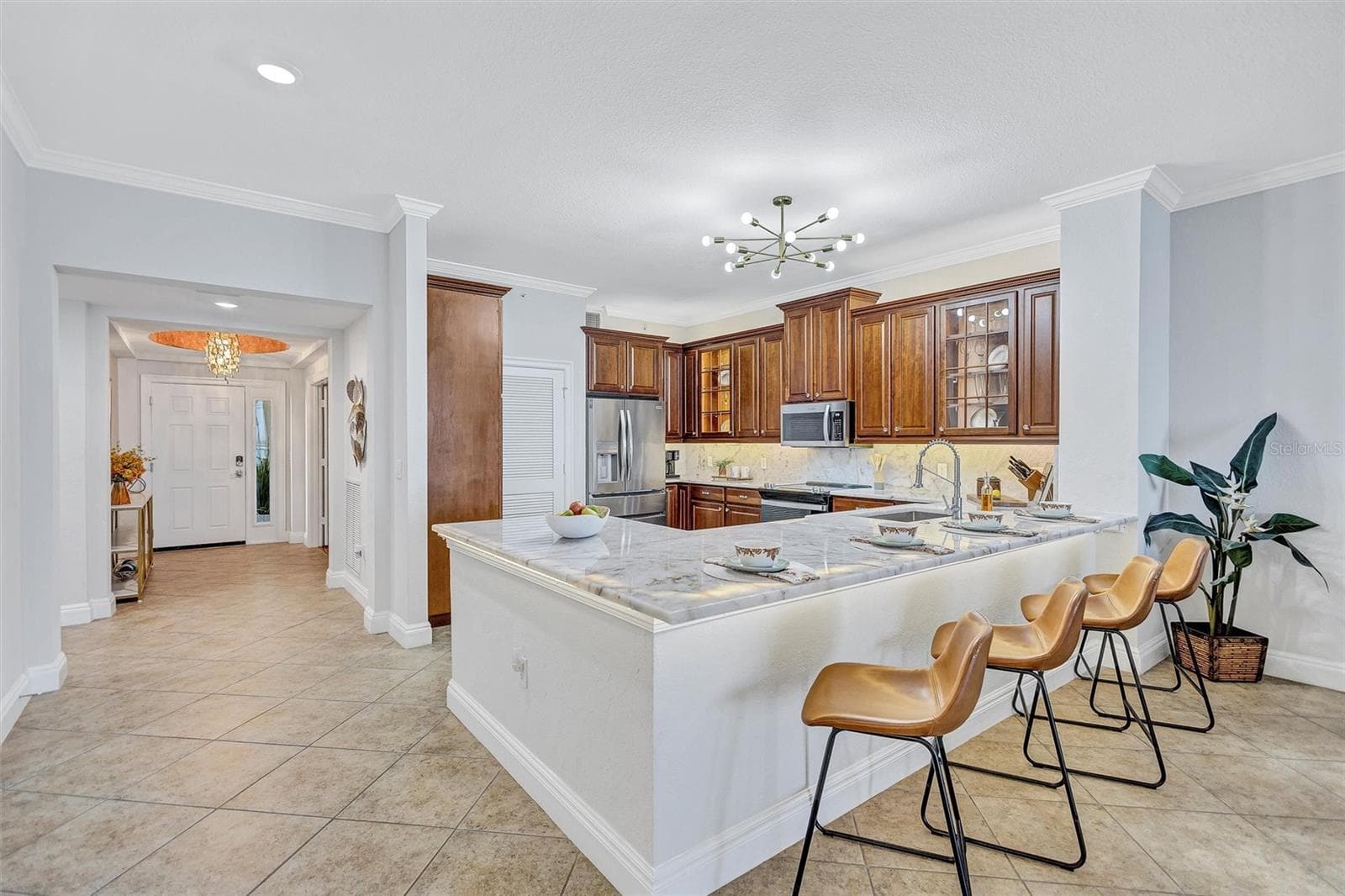 Kitchen with Light up Counters - 2925 TERRA CEIA BAY BLVD #2802, PALMETTO