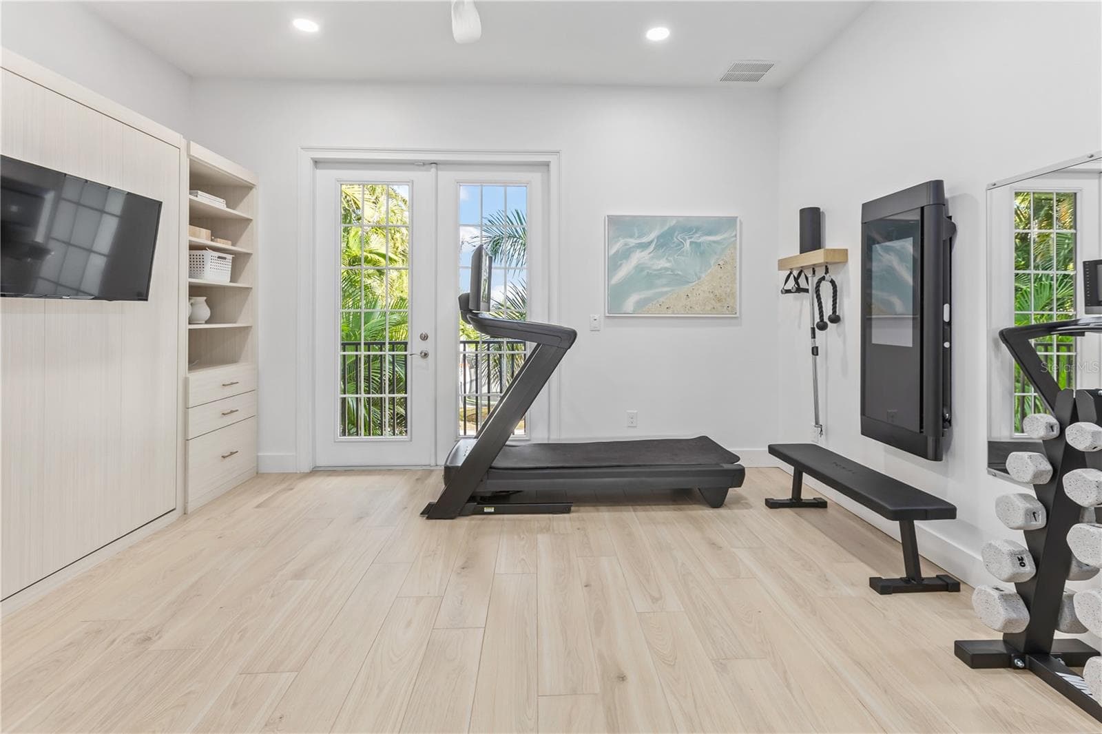 Bedroom 5 w/ Murphy Bed - 8008 MIDNIGHT PASS RD, SARASOTA