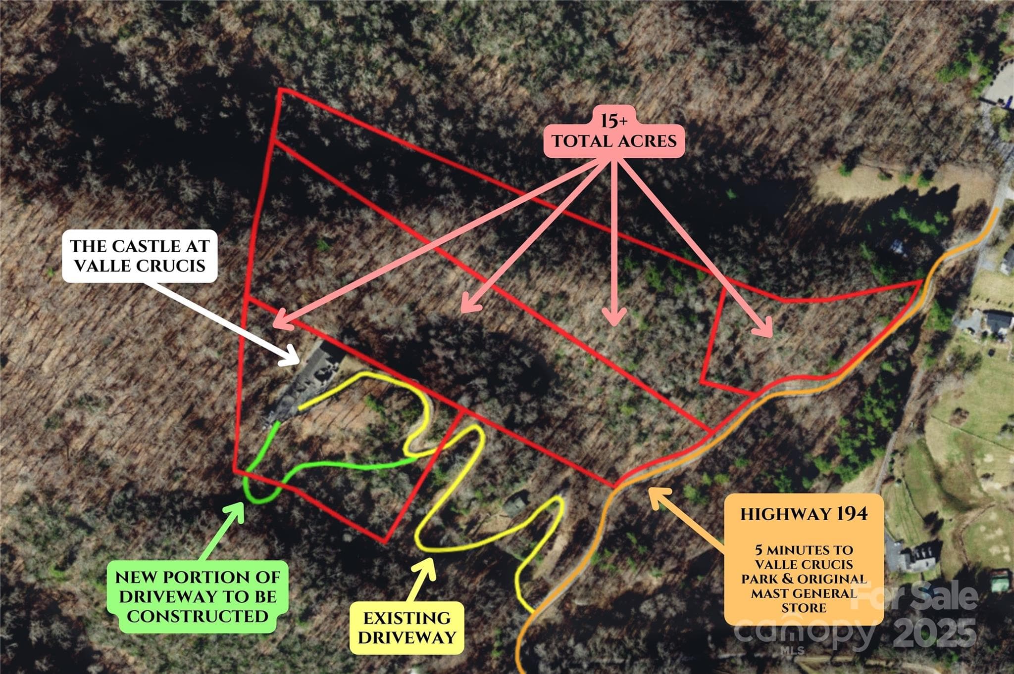 The existing driveway is fairly steep and winding; the seller is in the process of starting construction on a new portion of the driveway to eliminate the steepest turns. - 5742 NC Highway 194 None S, Banner Elk
