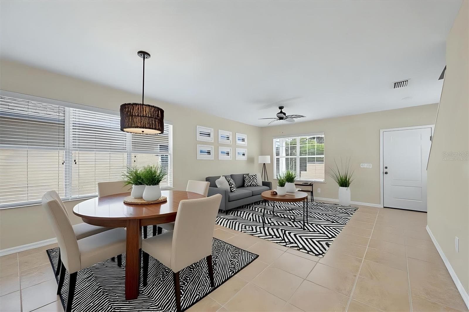 Great Room virtually staged - 4811 WOODBROOK DR, SARASOTA