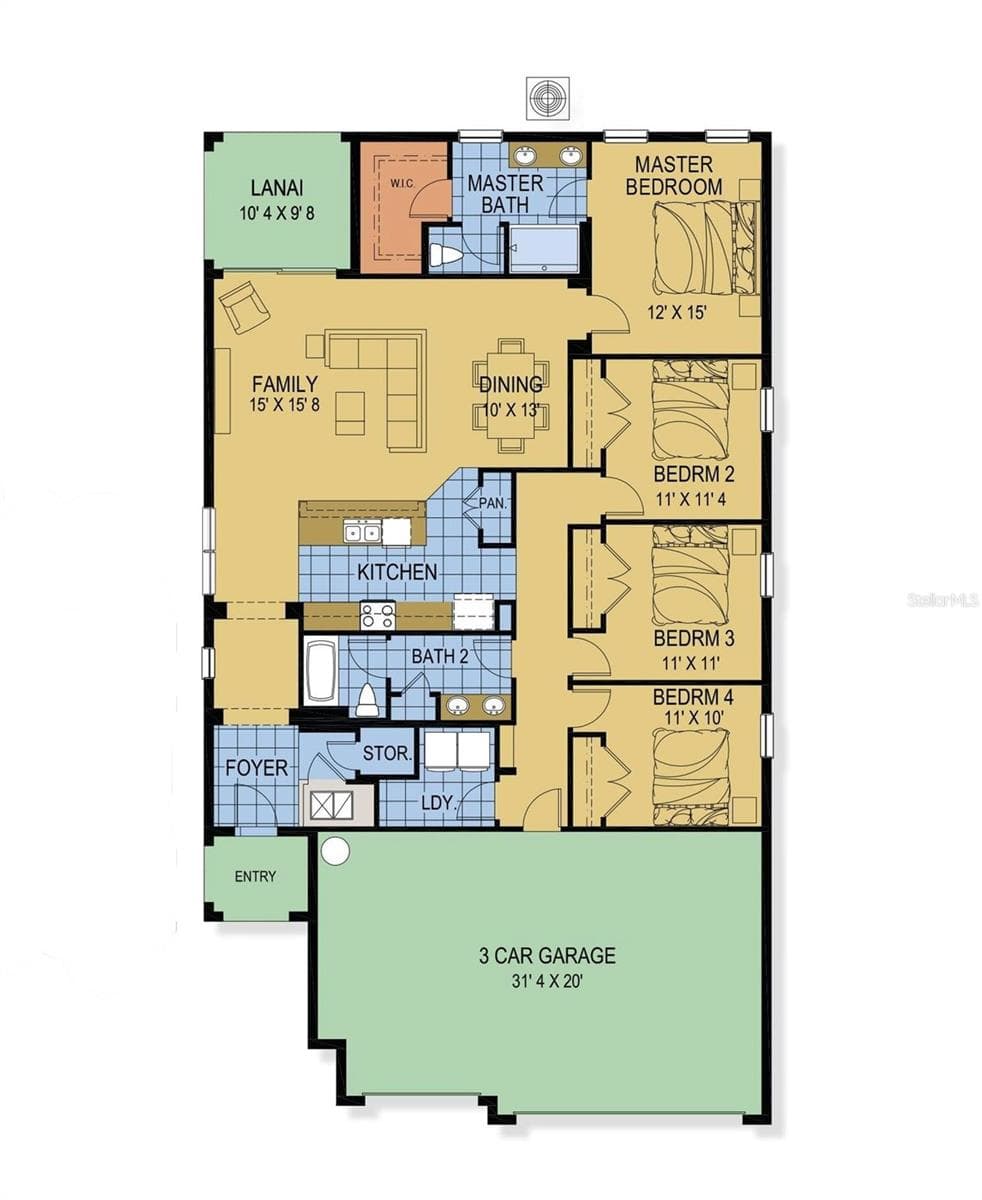 Floorplan - 669 JUPITER BEACH RD, GROVELAND