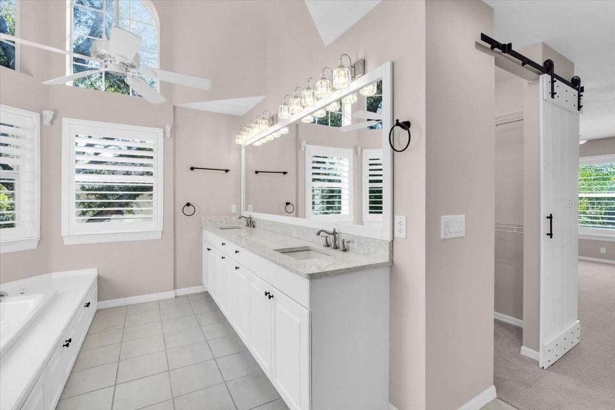 Dual sinks in the master bath - 2306 64TH ST W, BRADENTON