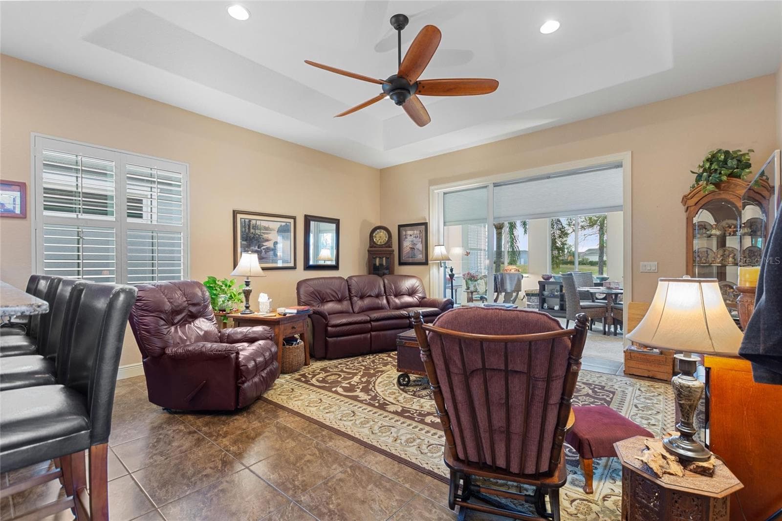 living room - 548 NARROW POND RD, POLK CITY