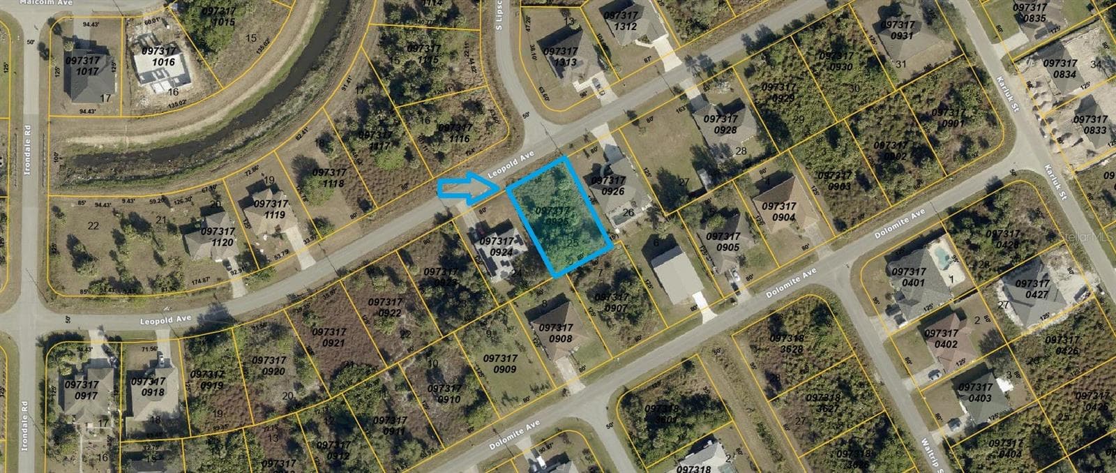 LOT 25, LEOPOLD AVE