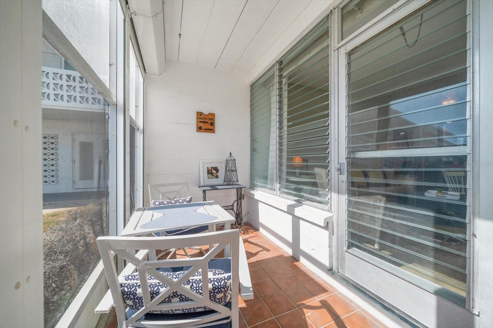 Covered/Screened Patio - 7050 SUNSET WAY #6, ST PETE BEACH