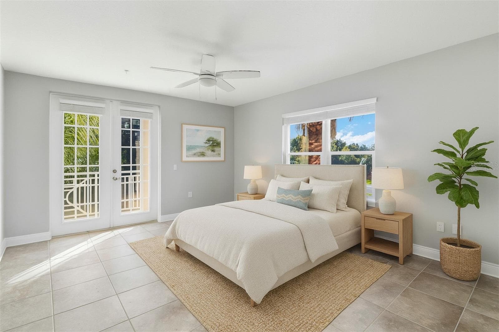 Virtually Staged Primary Bedroom - 3418 79TH STREET CIR W #101, BRADENTON