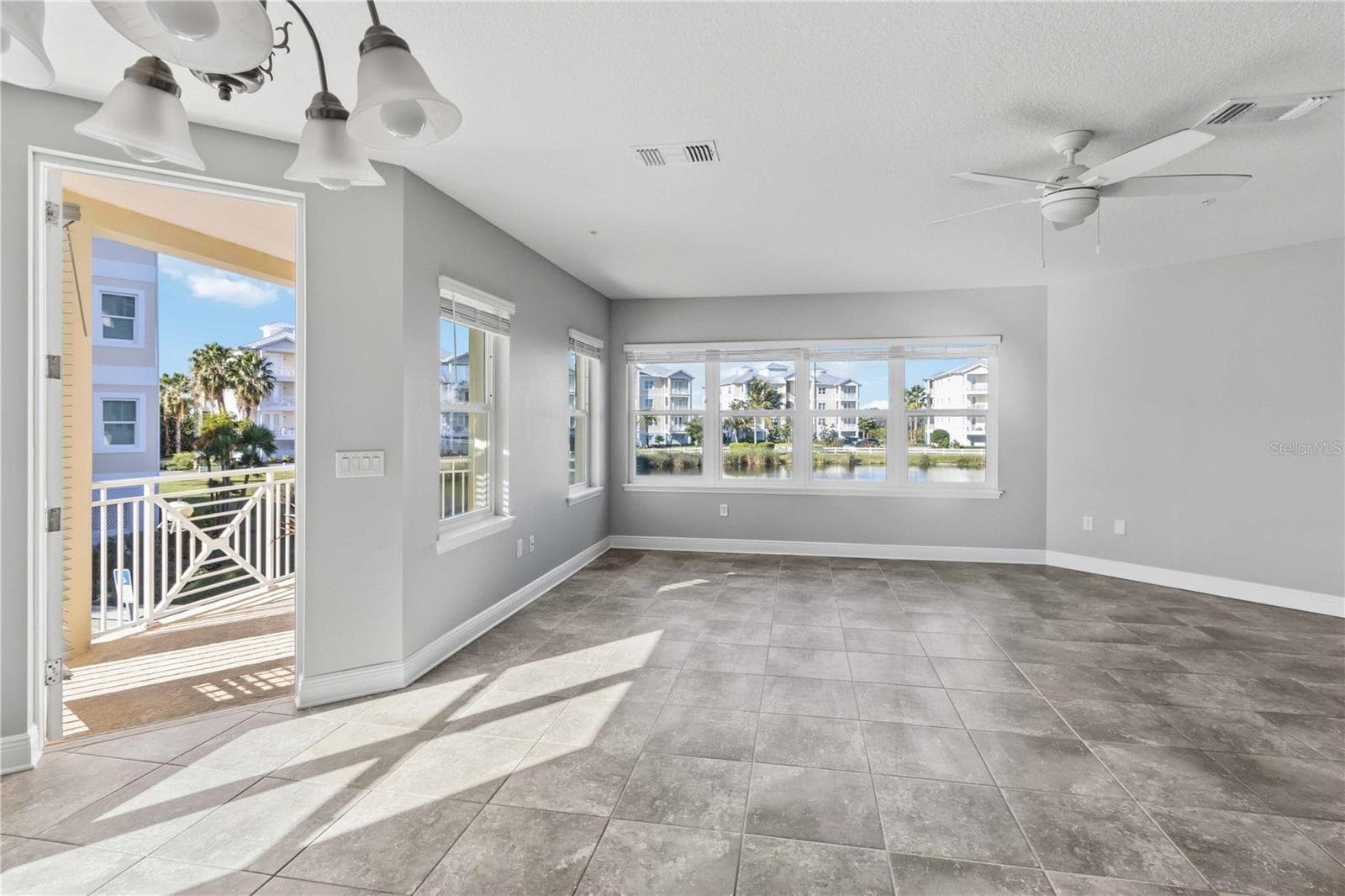 Balcony with Water View - 3418 79TH STREET CIR W #101, BRADENTON