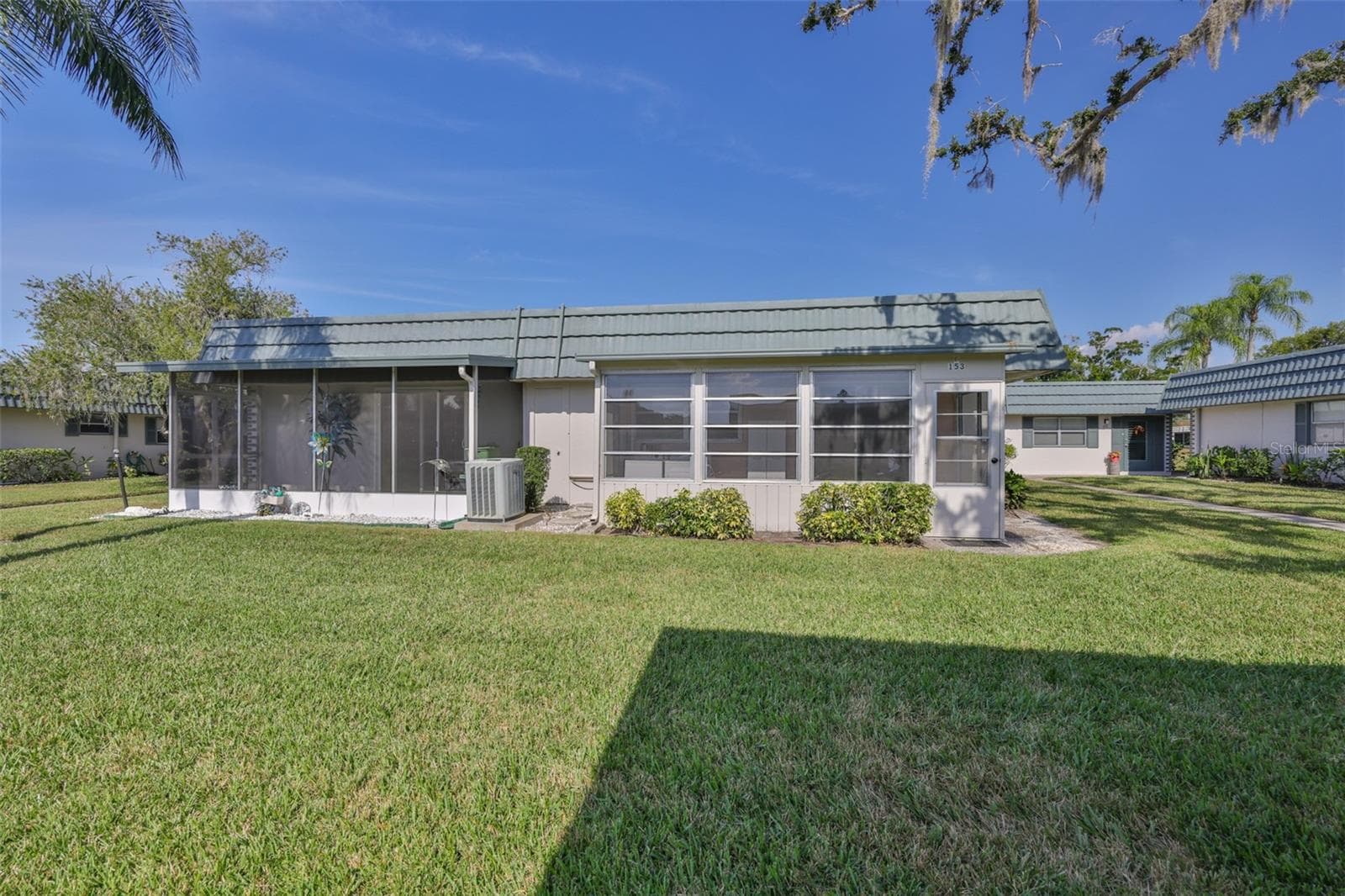 Florida Room, rear door - 1811 BEDFORD LN #153, SUN CITY CENTER