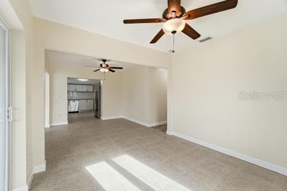 DR/LR TO KITCHEN - 4127 GARDNER DR, PORT CHARLOTTE