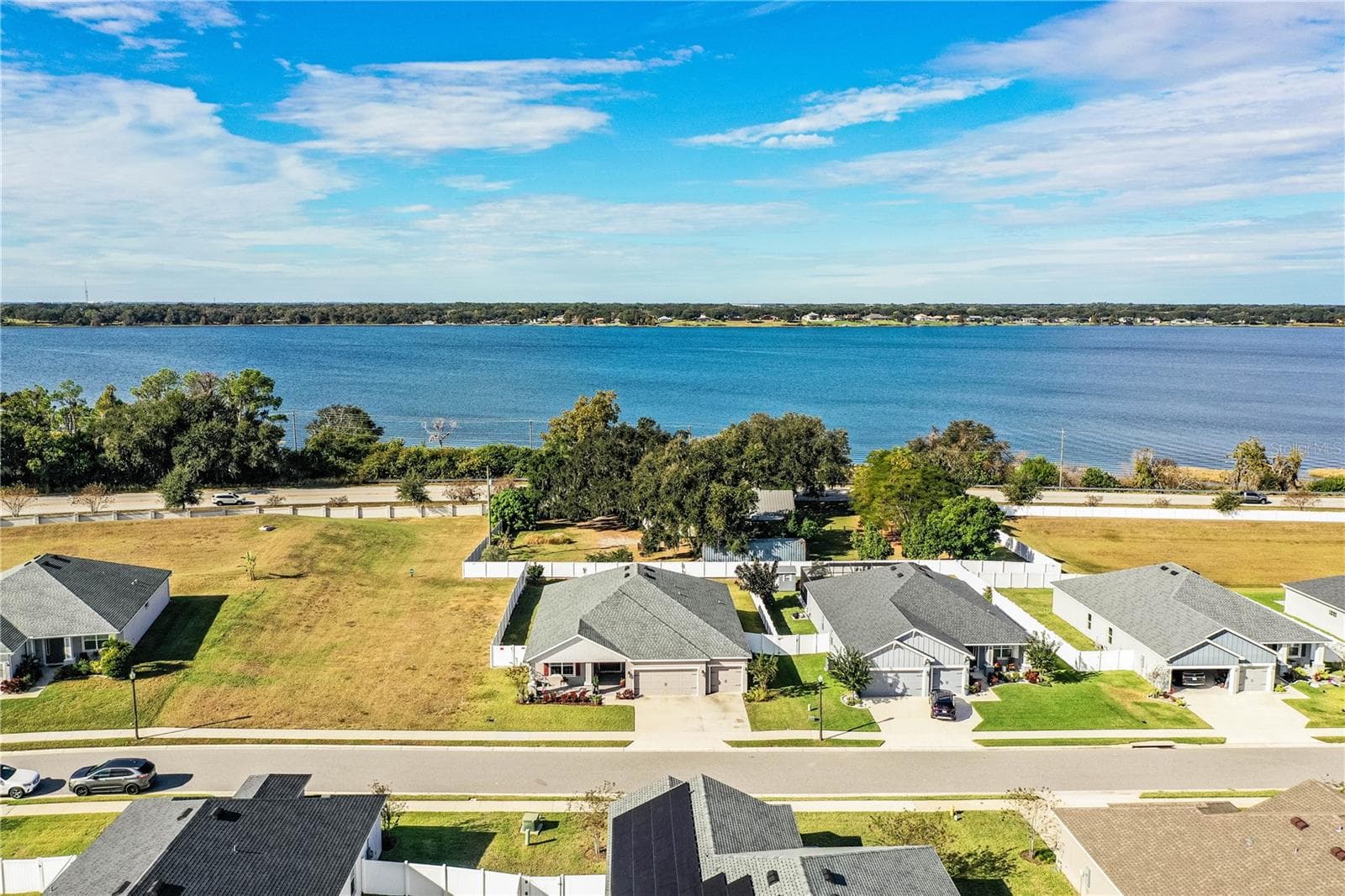 Aerial of front - 261 WALKERS POINT DR, AUBURNDALE