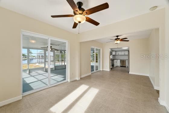 LR/DR TO KITCHEN - 4127 GARDNER DR, PORT CHARLOTTE