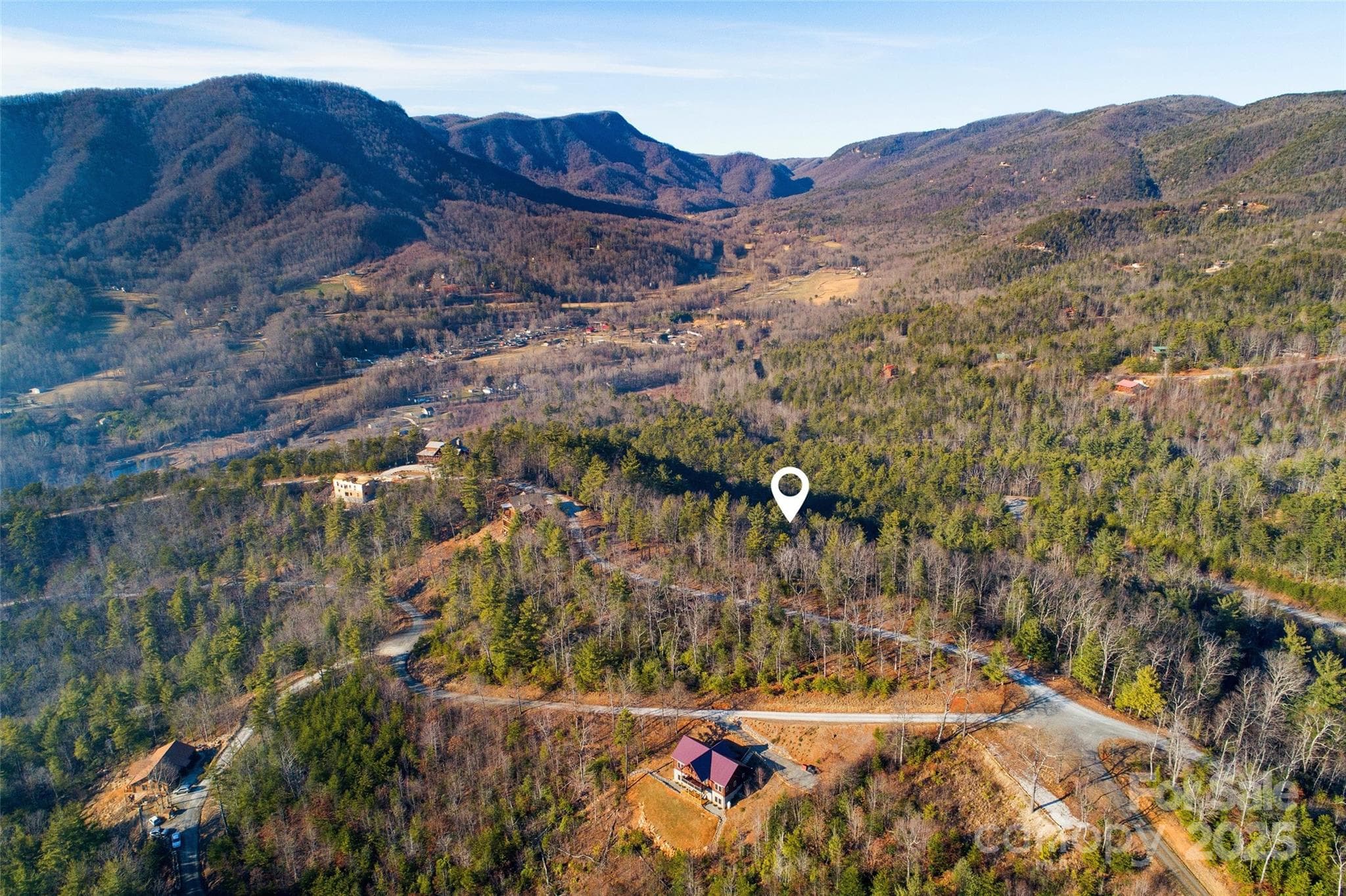 Drone shot taken from southwest, Looking Northeast. - Lot #45 Fox Ridge Trail, Marion