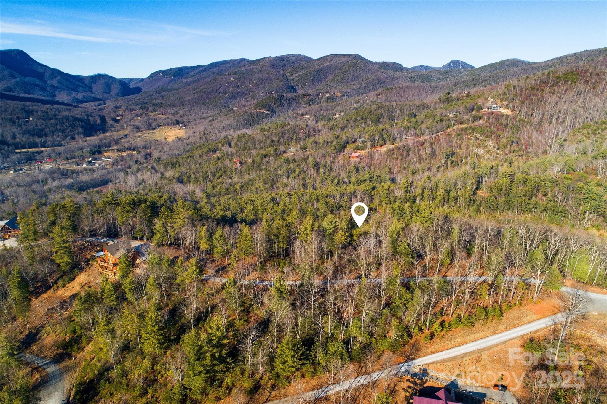 Drone shot from South looking north. - Lot #45 Fox Ridge Trail, Marion