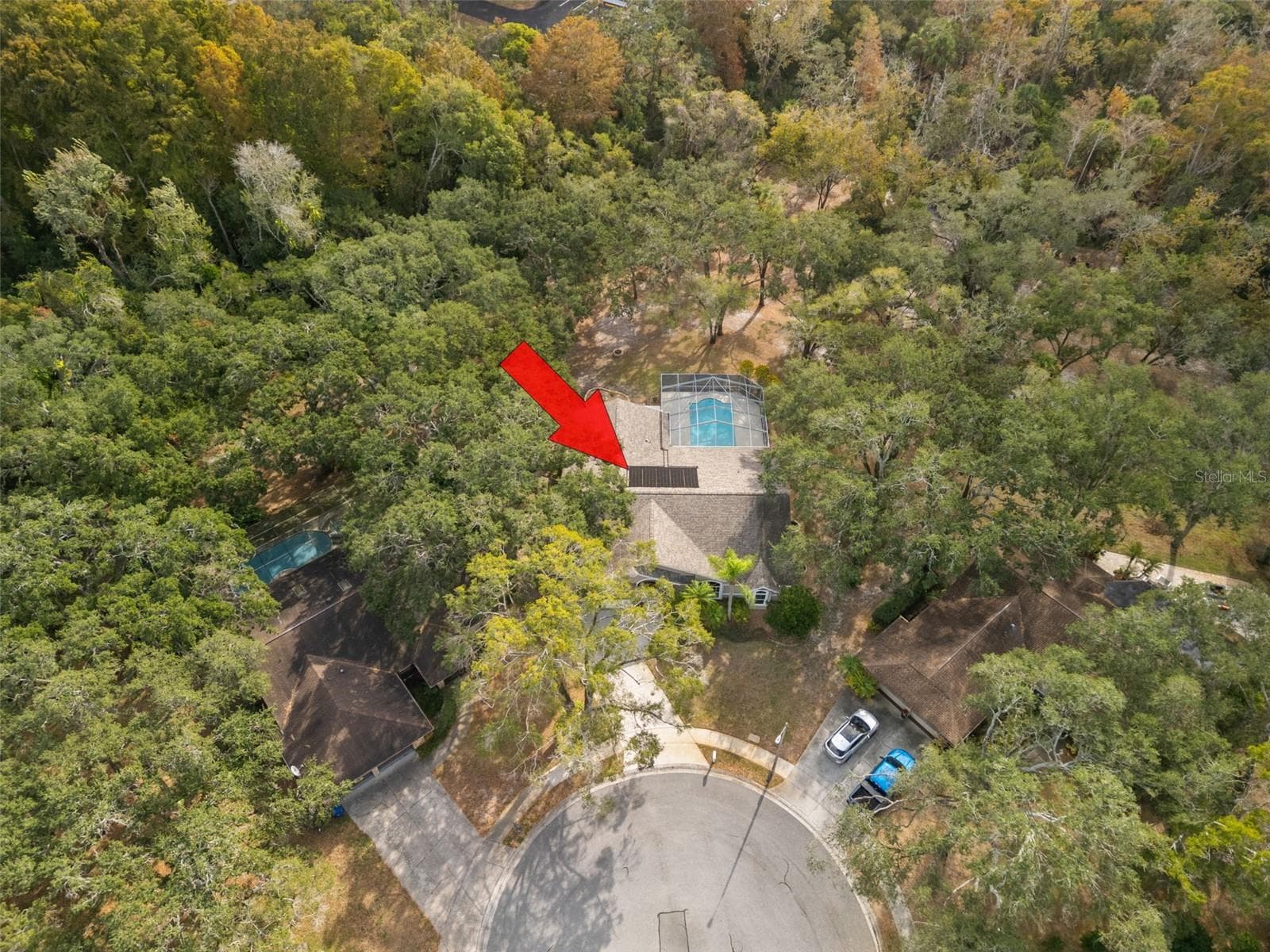 Aerial View - 3734 THORNBUSH LN, NEW PORT RICHEY