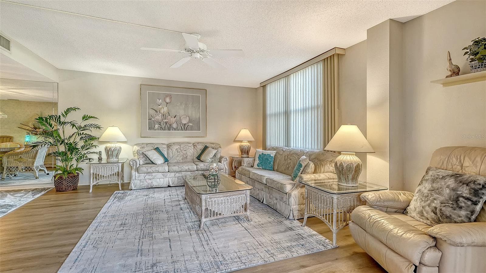 Living room view from Lanai - 8773 MIDNIGHT PASS RD #102G, SARASOTA