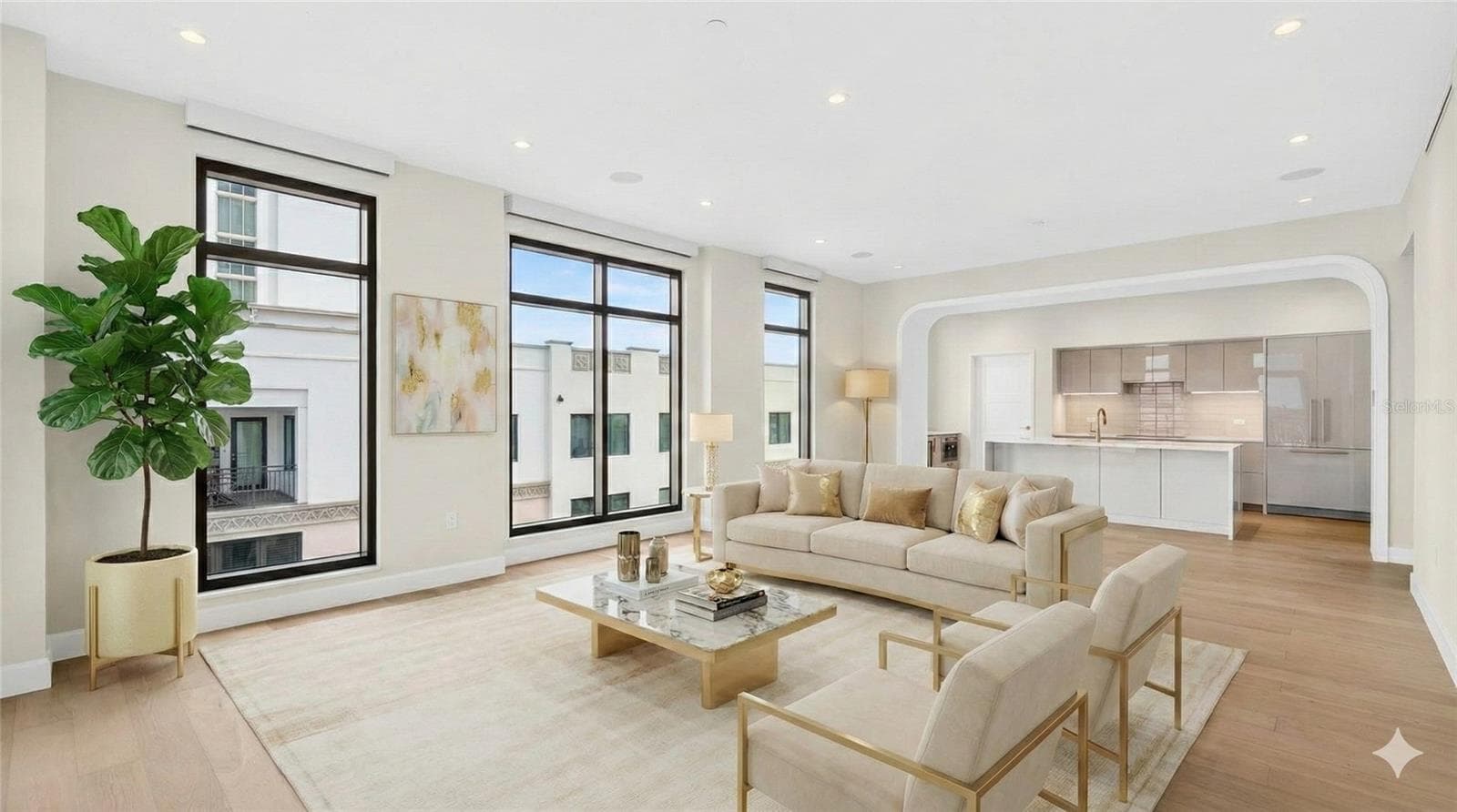Living Room - 126 4TH AVE NE #601, ST PETERSBURG