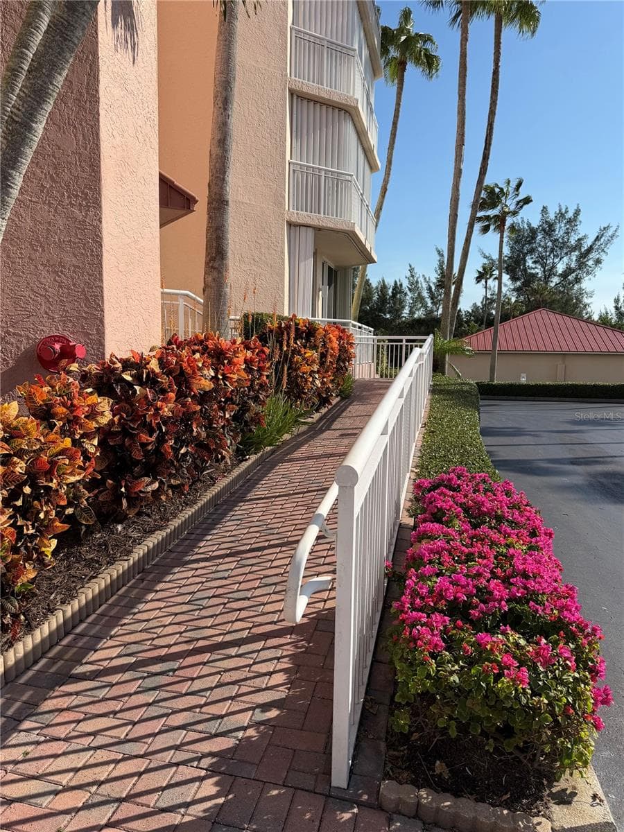 Private ramp access to apartment - 3880 N HIGHWAY A1A #104, HUTCHINSON ISLAND