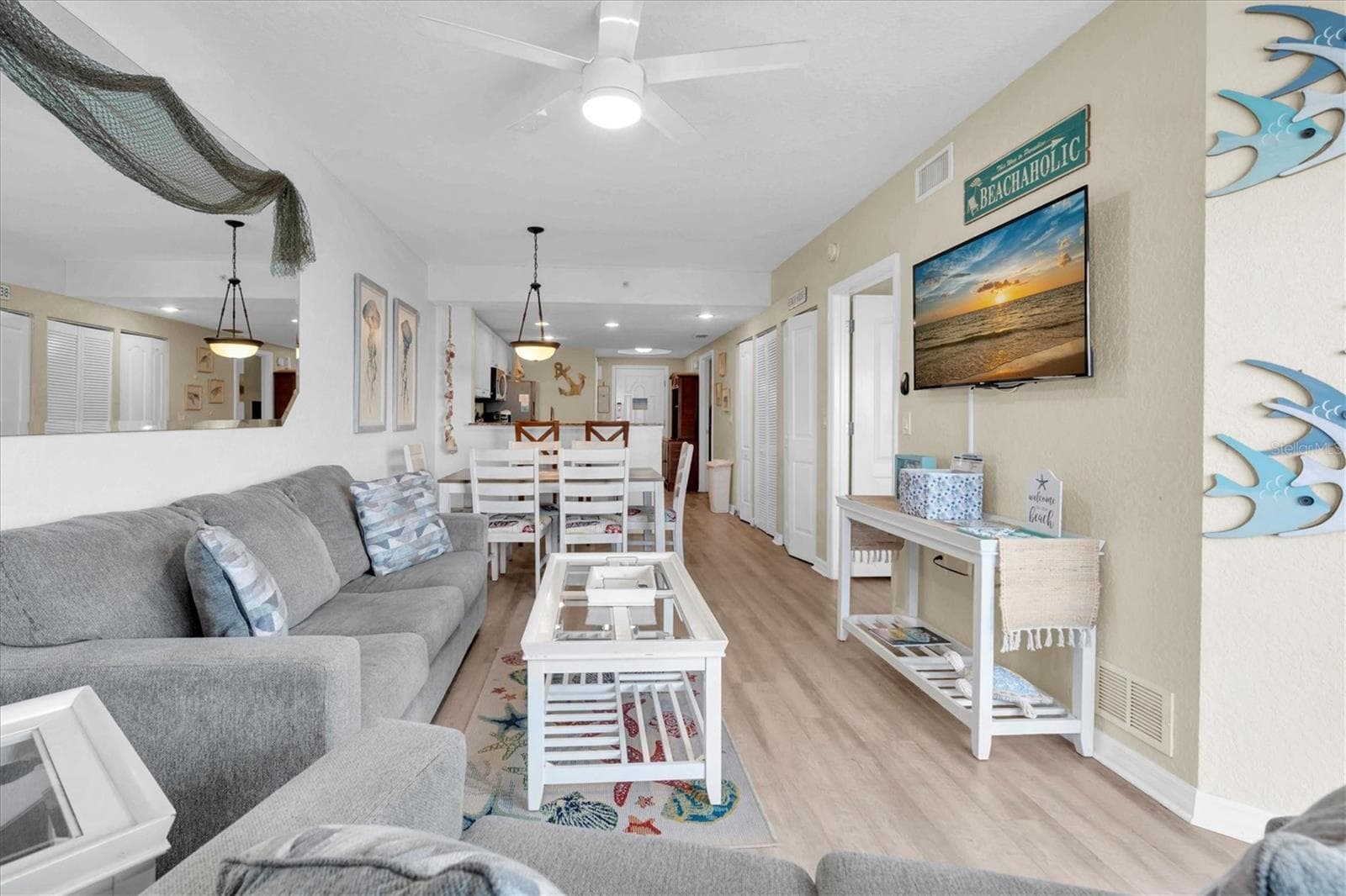 Living/dining - 12000 GULF BLVD #207N, TREASURE ISLAND