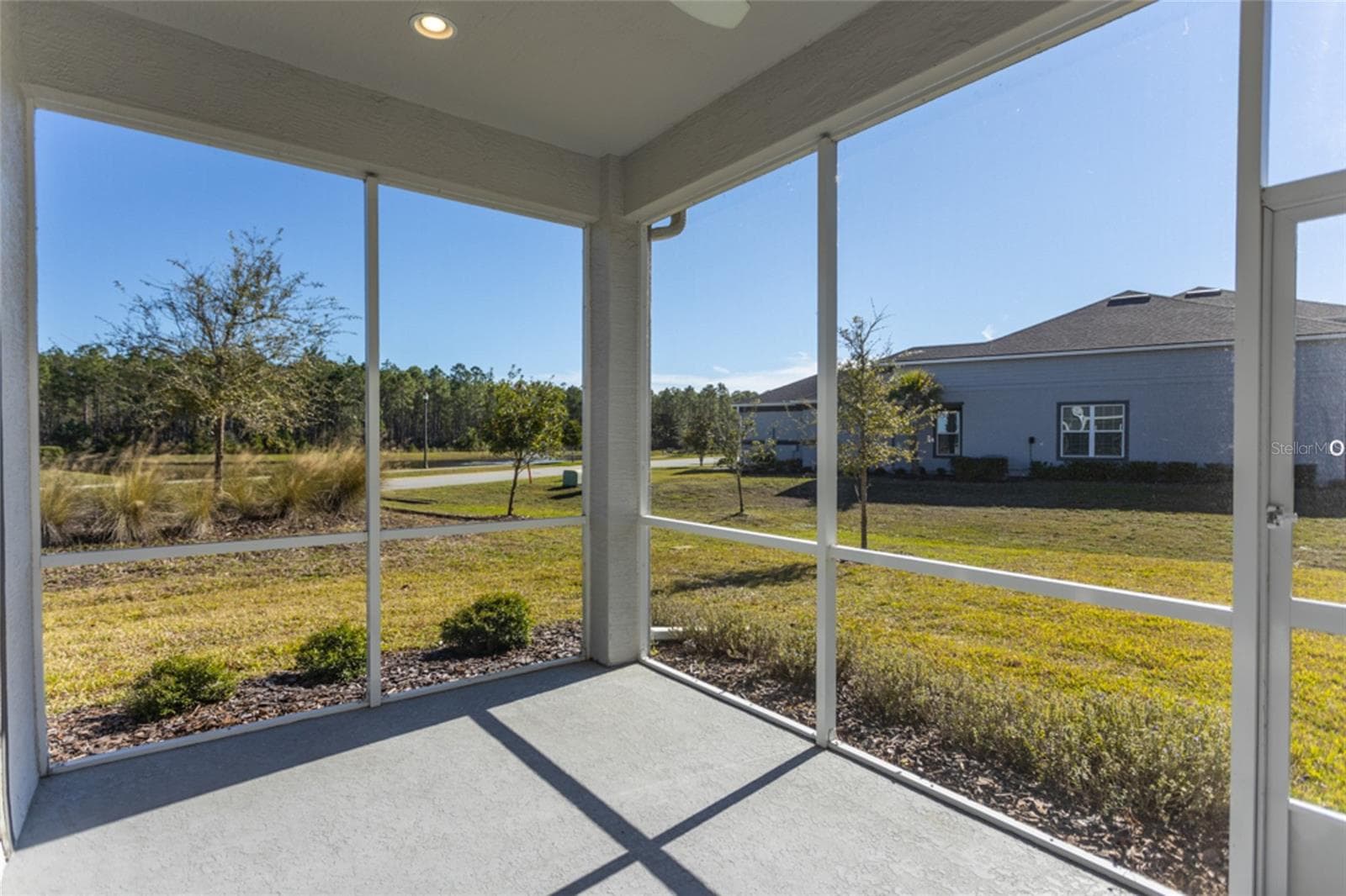 Have your morning coffee here - plenty of room for table & chairs - 3 NEWHAVEN LN, ORMOND BEACH