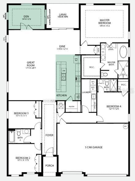 Floor Plan - 930 BUCKEYE DR, LADY LAKE