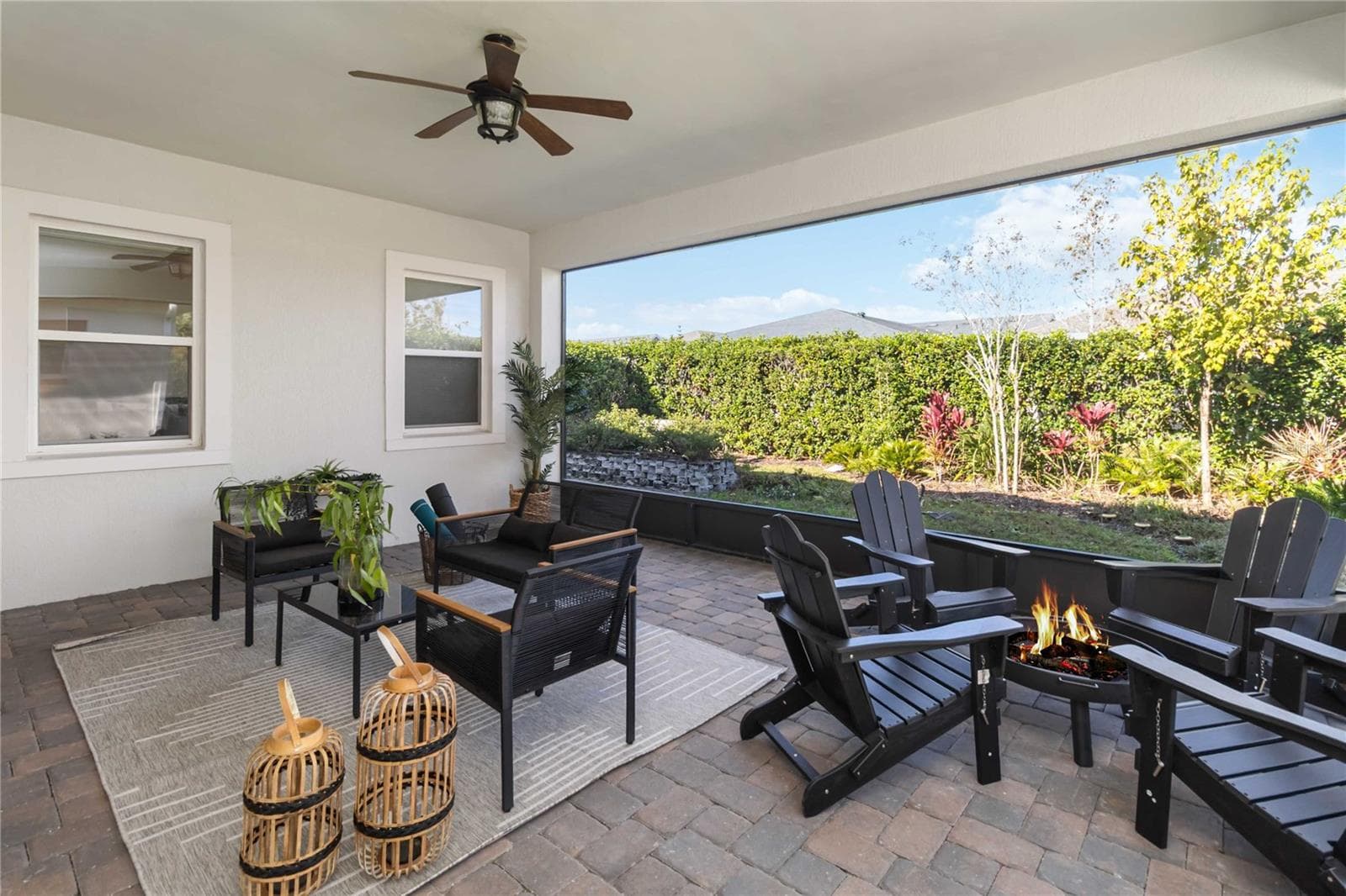 Back Patio - 4909 W FOUNTAINWOOD DR, ST CLOUD