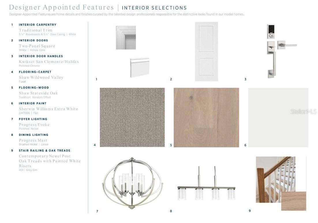 Interior Selections - 155 STILLWATER DR, FLAGLER BEACH