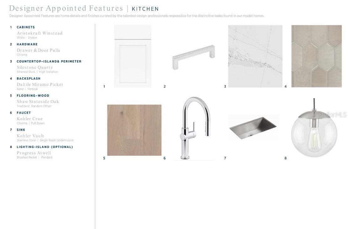 Kitchen Selections - 155 STILLWATER DR, FLAGLER BEACH