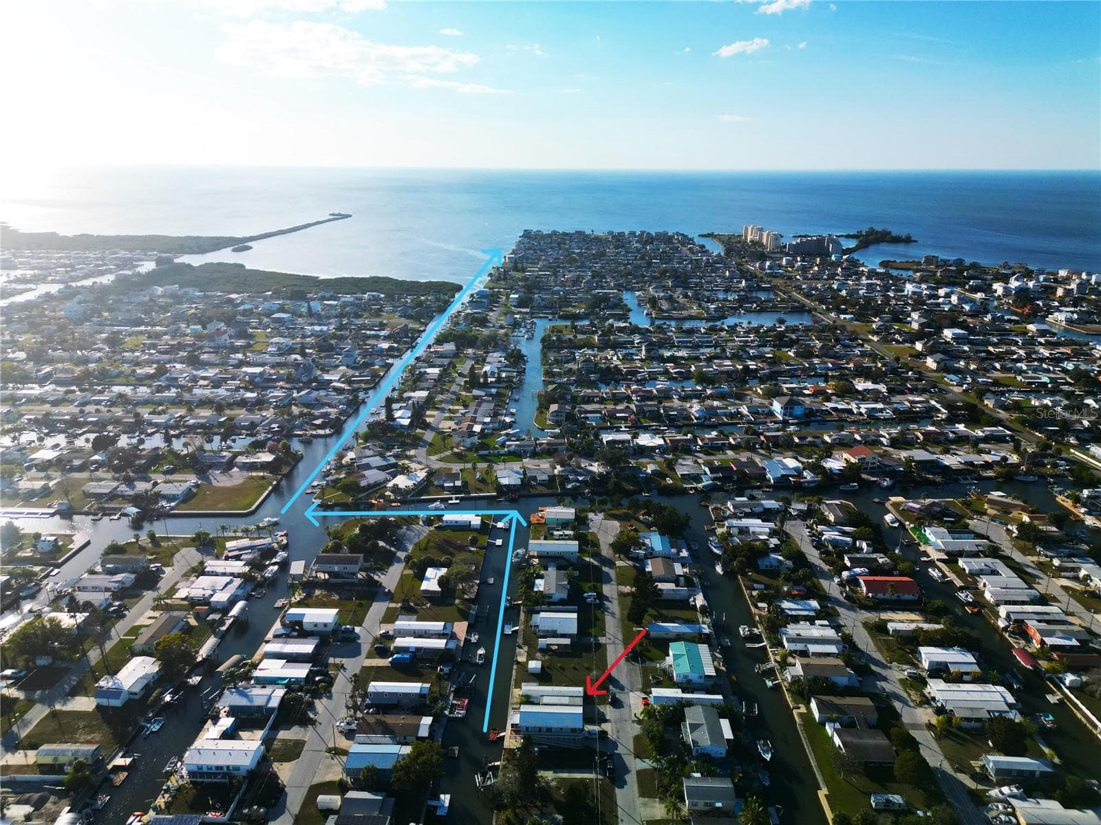 Short ride out to the OPEN GULF OF AMERICA! - 6814 GULL LN, HUDSON