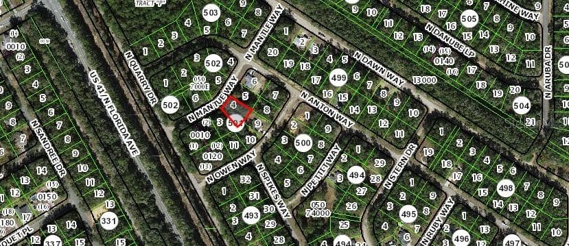 Land at 9125 N MANTLE WAY, DUNNELLON, photo 2 of 2
