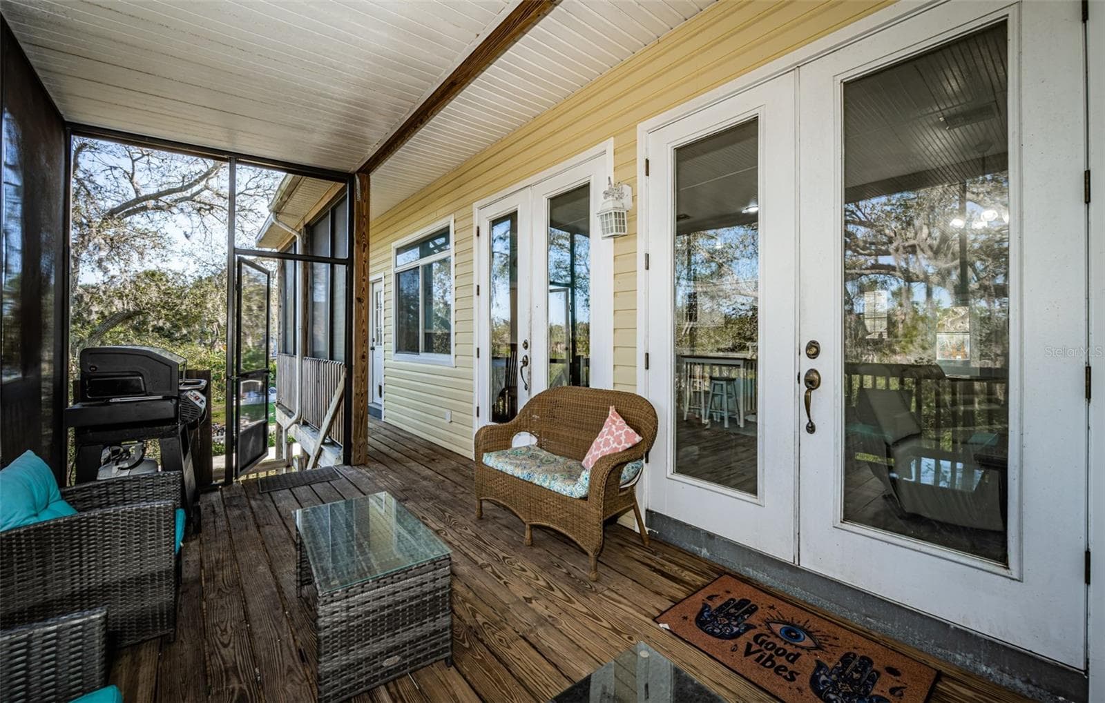 5127 Bay Blvd Port Richey Waterfront Home Screened Back Porch - 5127 BAY BLVD, PORT RICHEY