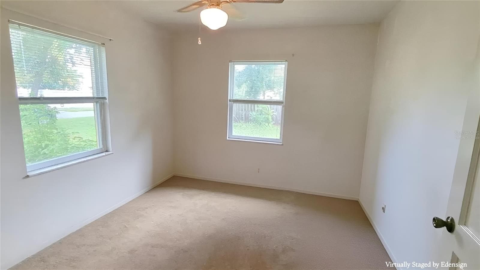 Bedroom 2 Virtually staged-no contents - 5710 S BERNIE ST, TAMPA